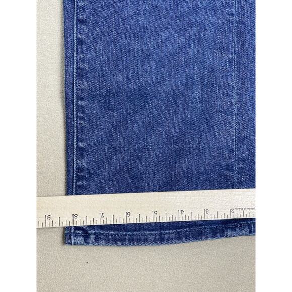 Mother Jeans Womens 28 Blue Sailor Tripper Flared High Rise Side Button Fly - Picture 9 of 15